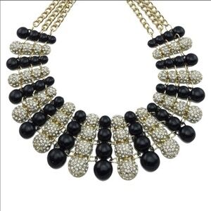 Pave Crystal Statement Necklace